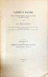 CAMÕES E MACEDO. Analyse do "Discurso Preliminar com que este prefaciou o seu poema "O Oriente".